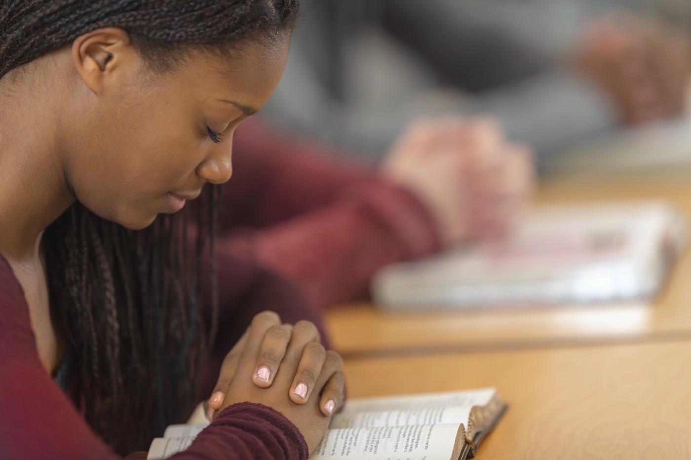 Catholic Students Praying