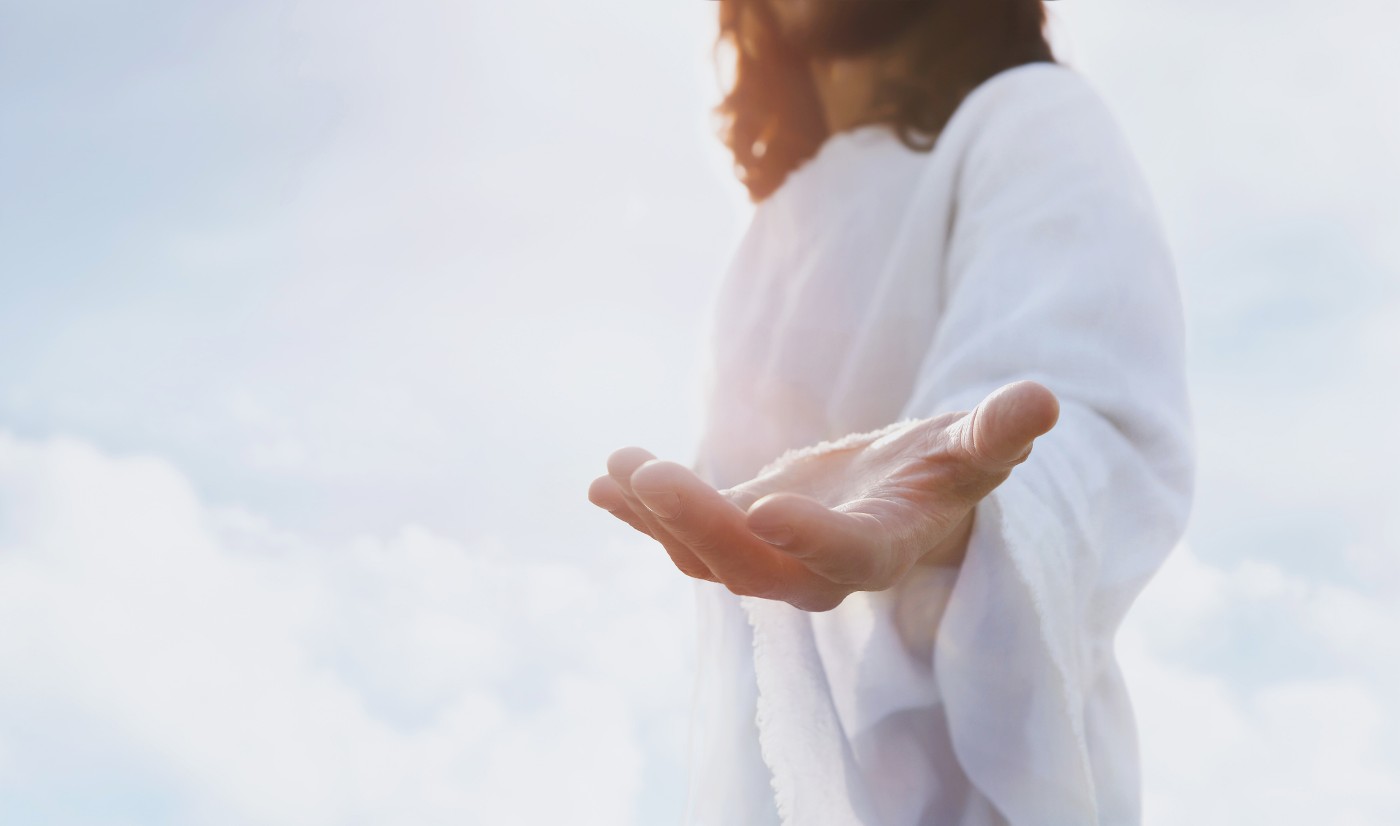 Jesus with Open Arms and Hands Resurrected Jesus Christ