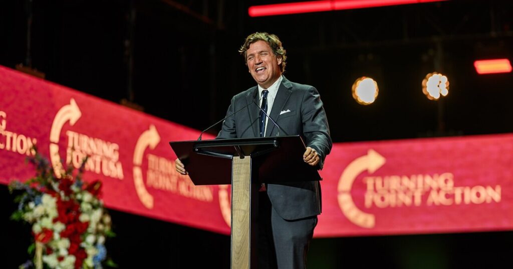 Tucker Carlson Sounds Alarm Over ‘Spiritual Evil’ in Trump’s Rhetoric ...